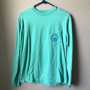 teal southern shirt company long sleeve